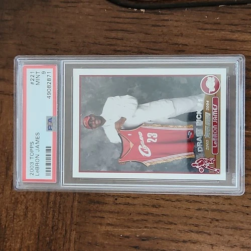 2003 Topps: Lebron James, Rookie, #221 PSA 9