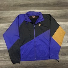 Vintage Nike Jacket Mens XL Purple Black Gold...