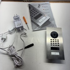 DoorBird IP Video Door Station D1101V flush Mount Stainless Steel V2A, Brushed