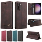 Leather Magnetic Wallet Phone Case For Samsung S25 S24 Ultra S23 S22 S21 S20 FE