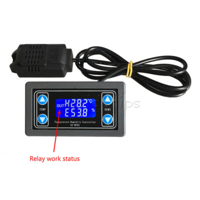 DC 6V-30V 10A Thermostat Temperature Humidity Controller SHT20 Sensor Module New
