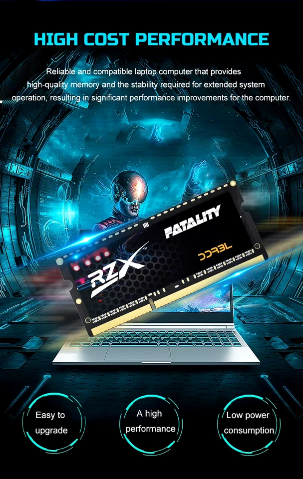 2 Stück RZX Arbeitsspeicher, Laptop, Notebook, RAM , DDR3L, 8GB, 1,35V,1600 Mhz - Bild 4 von 4