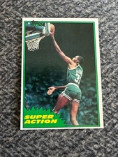 1981-82 Topps #E107 Cedric Maxwell Boston Celtics Super Action card