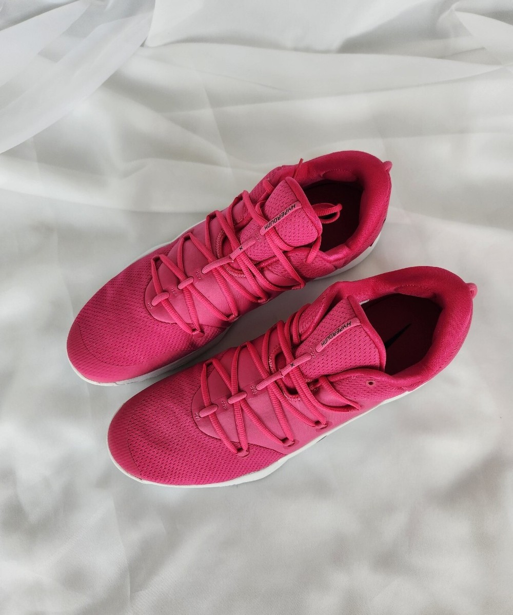SIZE 18 MEN'S NIKE HYPERDUNK X LOW TB VIVID PINK WHITE