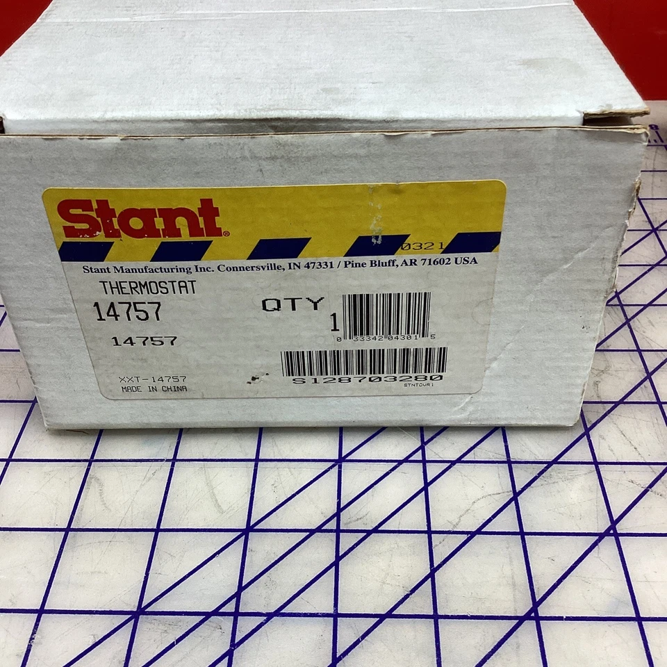Refrigerante de motor termostato Stant #14757 Foto 3 de 4