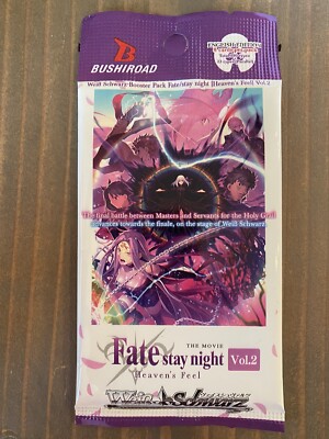 Weiss Schwarz - Fate/Stay Night Heavens Feel Vol. 2, Booster Pack English