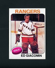 Ed Giacomin 1975 Topps (HOF) NY Rangers #55 NM-MT