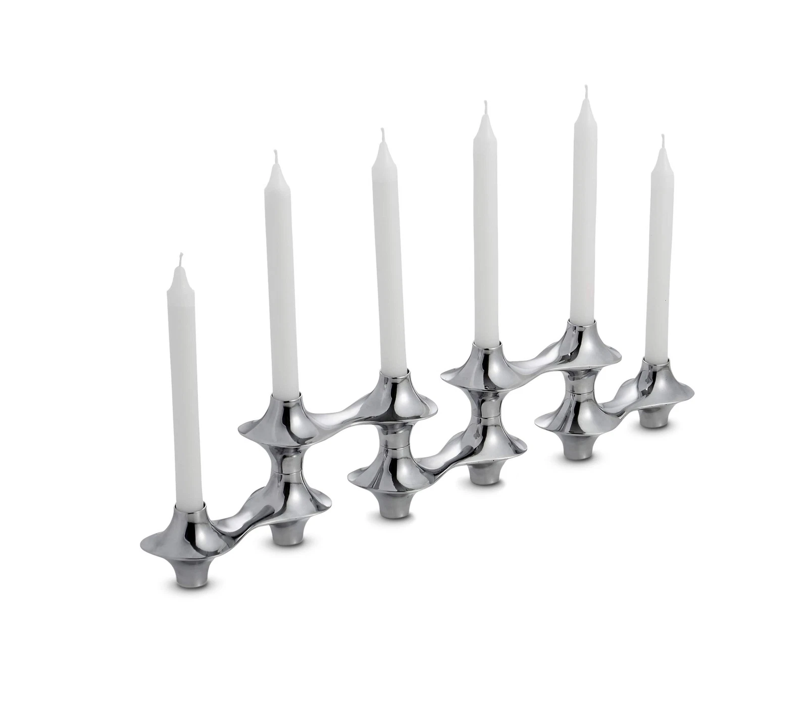 Nambe Cortina Hinged Candelabra - Thumbnail 3