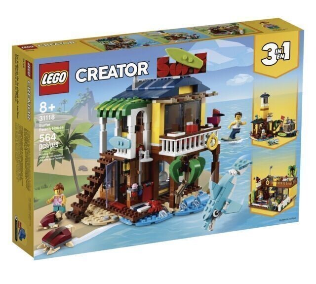 専用4本 31118 SURFER BEACH HOUSE lego creator NEW 3 in 1 legos set pool