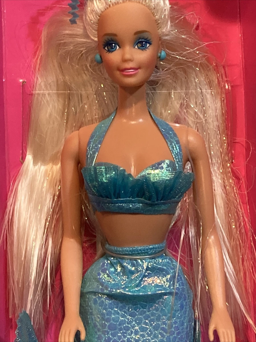 Barbie Mermaid 1991 Mattel 1434 Long Changing Hair Doll NRFB NIB 🐚 | eBay