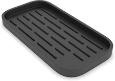 ZAPPOWARE Kitchen Sink Organizer | Silicone Sponge Holder - Storage Tray for Dis