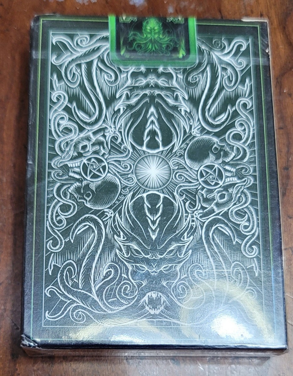 Bicycle Call of Cthulhu Playing Cards (Green) Limited Edition