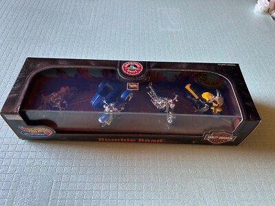Hot Wheels 2000 - Cool Collectibles - Rumble Road Harley Davidson 4-Bike Set