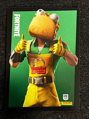 CARD CARTE PANINI FORTNITE RELOADED 2020 GUACO RARE OUTFIT #075