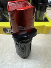 Jetline Regal Triple Flame Cigar Torch Lighter Punch - Black and Red - New