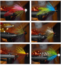 FOUR(4) HAND TIED DEER HAIR FISHING JIGS  TWO TONE ASST  1/32, 1/6, 1/8, 1/4 oz