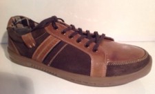 Baskets en cuir marron taille 9 
