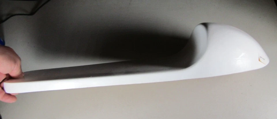 AM Café Style Racing White Fiberglass Seat Cowl 26" L x 7 1/2" W Montesa Rickman - Image 4 of 4