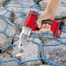 Electric Tin Snips, Sheet Metal Cutter Scissors Heavy Duty Cutter Power Tool 21V