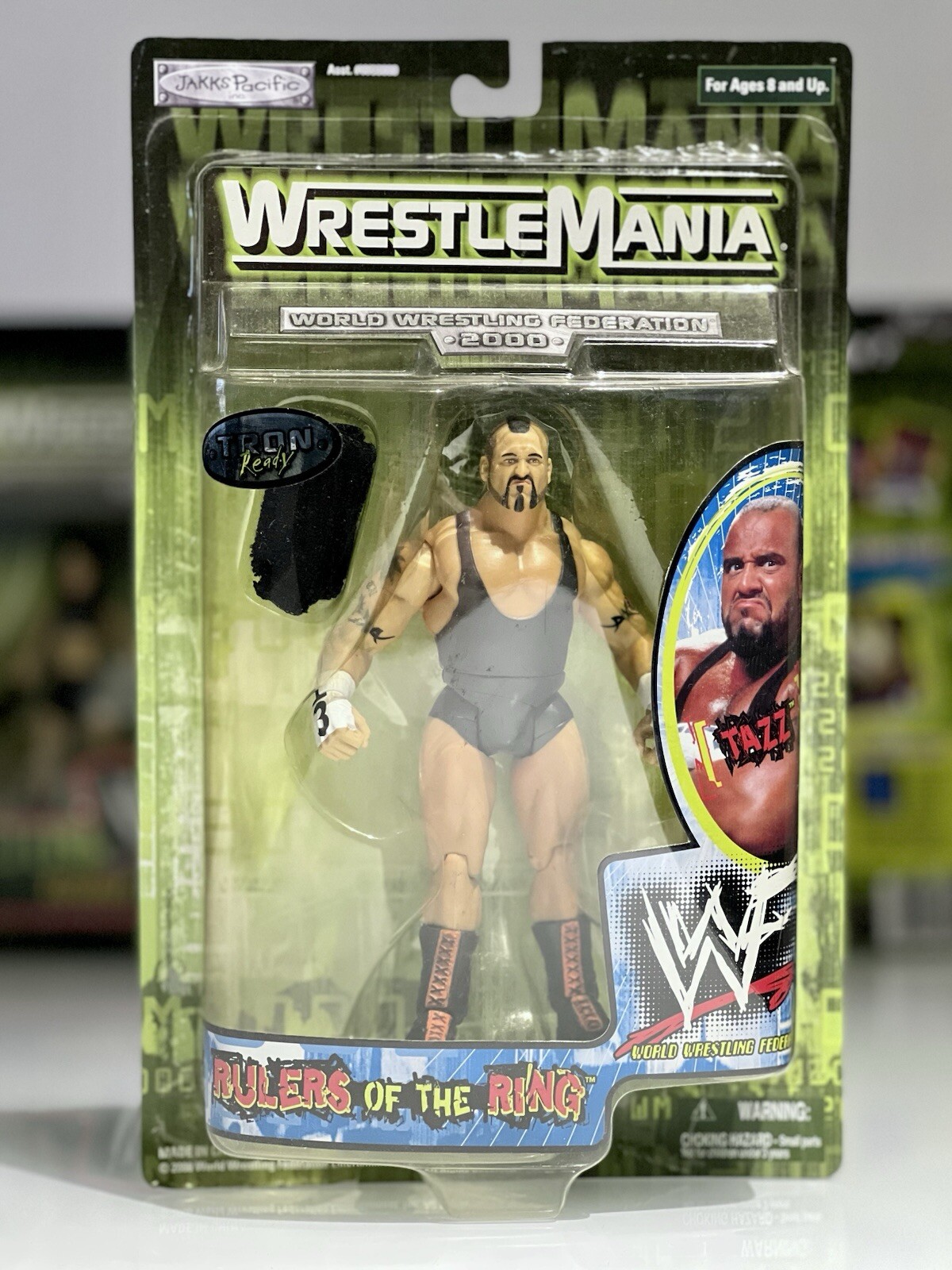 WWF Jakks Pacific TAZZ WWE Rulers Of The Ring Wrestlemania 2000 Tron Ready