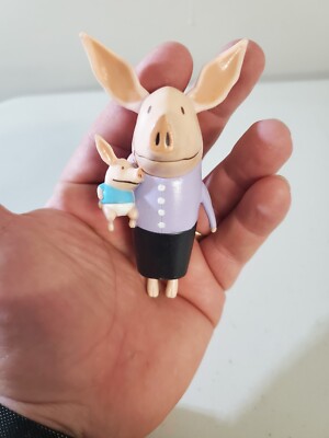 置物 Olivia Olivia the Pig Mom Mother & Baby 4.25