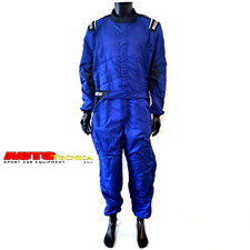 TUTA IGNIFUGA SPARCO MODELLO SPRINT BLU NERO OM FIA 8856-2018 RALLY PISTA NUOVO