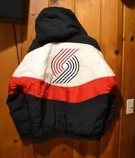 Portland Trail Blazers Vintage 90s Apex One Puffer Jacket M NBA Licensed Product
