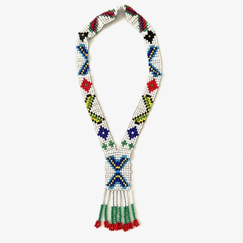Antique Native American Beaded Necklace Yakama Pacific North West