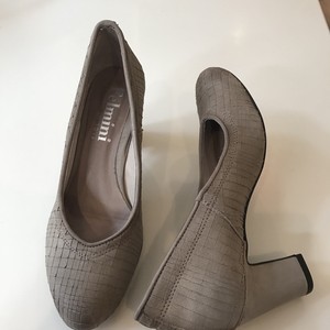 mink suede court shoes