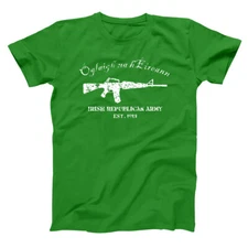 The Irish Army Est Ireland Pride Gaelic Celtic Green Basic Men's T-Shirt