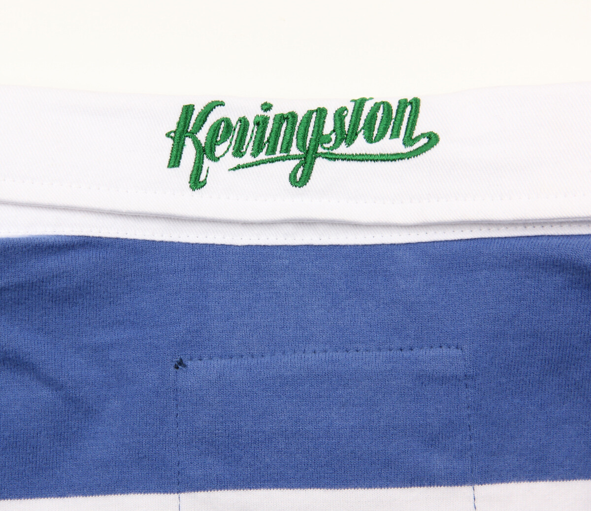 Kevingston Argentina #8 Mens Rugby Polo Shirt Blue Slim Fit