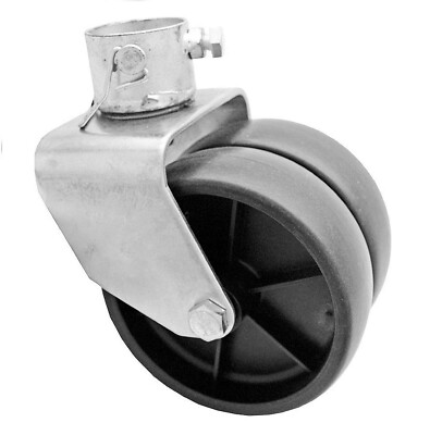 Jack Pour Roulotte 6 In Heavy Duty Swivel Casters Nbjingyi 6 2000lbs Dual Trailer Swirl Jack Caster Wheel With Pin Fits Any Jack Better Soft Ground Roll 776661 Trailer Dolly Rv Accessories - Foto 6