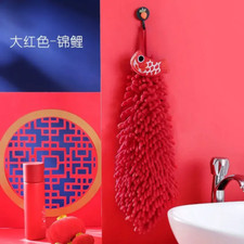 New Chinese Style Schneier Handkerchief Cute Handball Red Holiday Cartoon Kitche