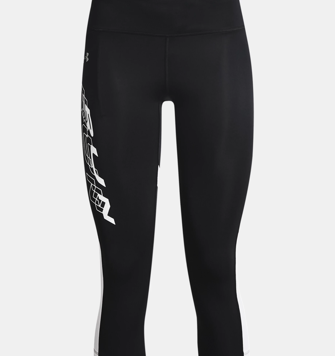 Under Armour Women's Mileage Graphic Capri Running Leggings Black