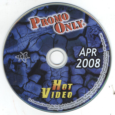 Hot Video April 2008 Promo Only DVD - Godsmack Sheryl Crow Janet Jackson Miley