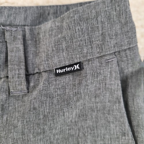 Hurley Shorts Boys 22 Gray Chino Outdoors Casual Comfort Preppy - Picture 6 of 10