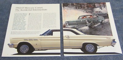 1964-65 Mercury Comet History Info Article ''The Accidental Intermediate''