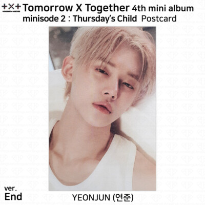 TXT 4th Mini Album Minisode 2 Thursday's Child Official Photocard