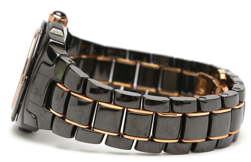 Oceanaut Womens Ceramic Black Mother Of Pearl Dial Watch F1140 - Image 2 of 4