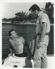 JOHN LASELL HAND SIGNED DARK SHADOWS THE TWILIGHT ZONE 8x10 PHOTO B w/COA ACTOR