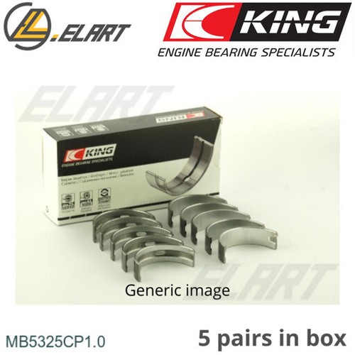 King Main Shell Bearings Mb5325cp 1 0 Oversize For Nissan 2 3 Disel Ld23 Ebay