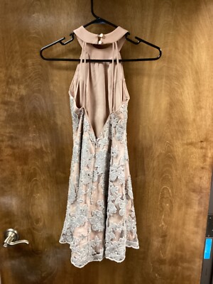 strapless open back dress Nathalia Dress
