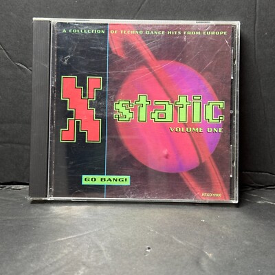X-STATIC Vol. 1 rare Techno Electronica Dance cd 12 song D-SHAKE Quazar '91