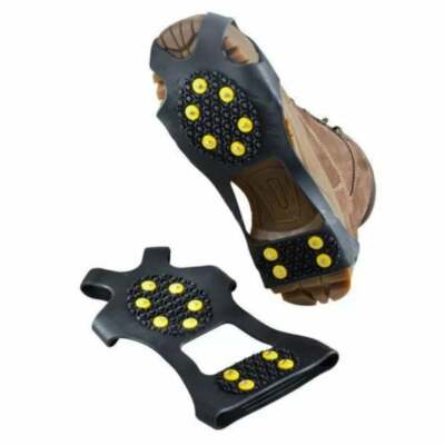 Crampons Antidérapants Pour Chaussures - Griffes Acier Pour Neige Et Verglas - Taille M/L - Pour Randonnée, Trail