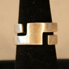 UNIQUE VINTAGE 925 STERLING SILVER RING SIZE 7.5