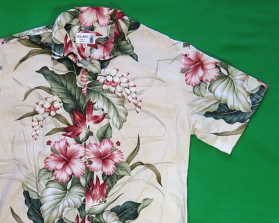 IOLANI ハワイ製 レース装飾シャツ 1970/80s ビンテージ Iolani IOLANI ハワイ製 レース装飾シャツ 1970/80s ビンテージ Iolani