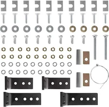 Fifth Wheel Hitch Installation Kit with Hardware and Brackets for Reinstallation