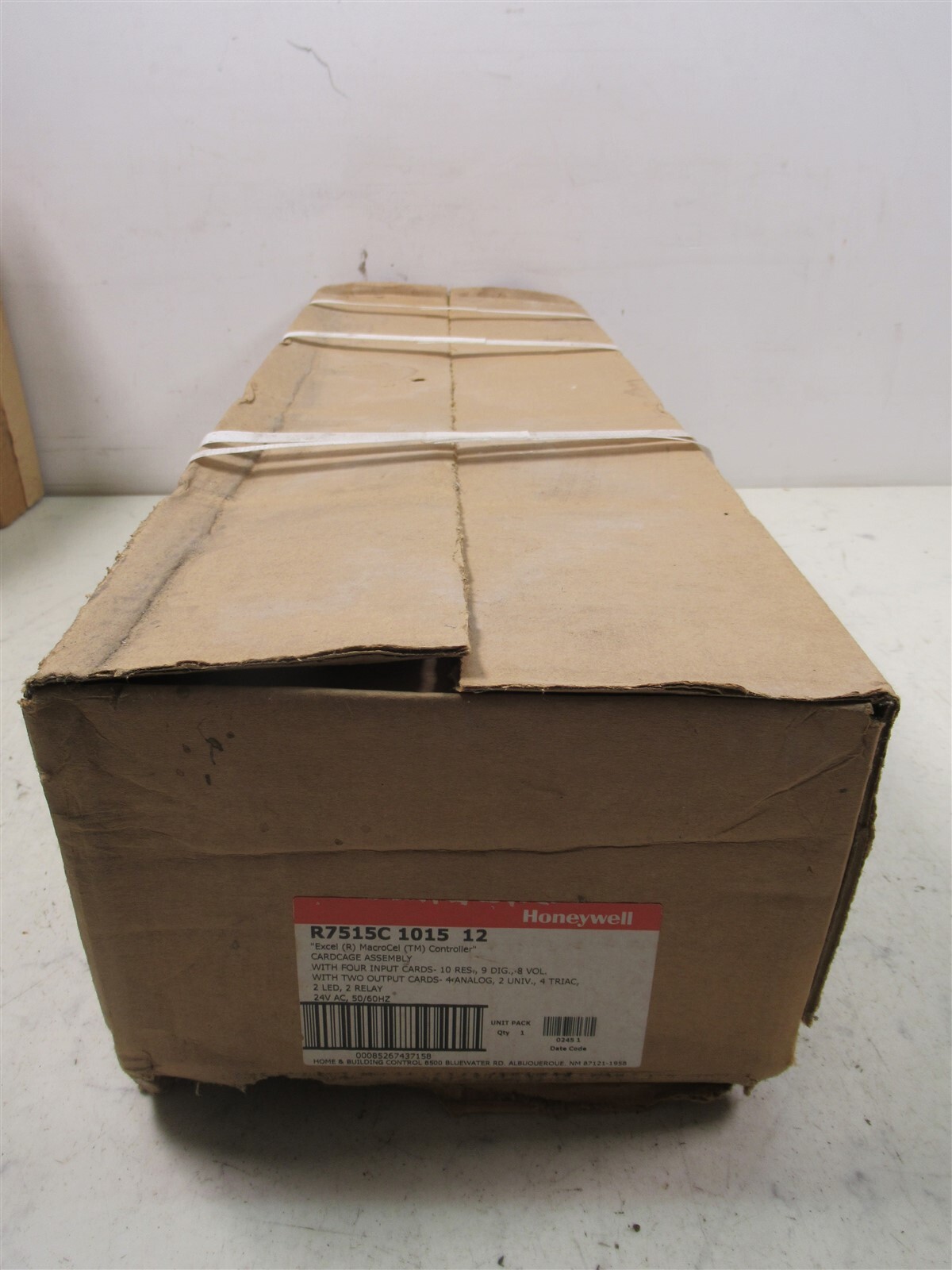 Honeywell R7515C 1015 12 Excel MacroCEl Controller Cardcage Assembly w/ Cards