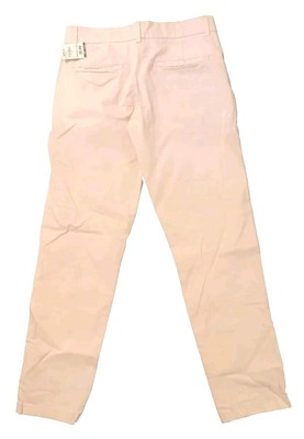 Pants Womens Size 4 Crop Pink Chino Pant Ankle Lightweight Stretch Cotton Pocket