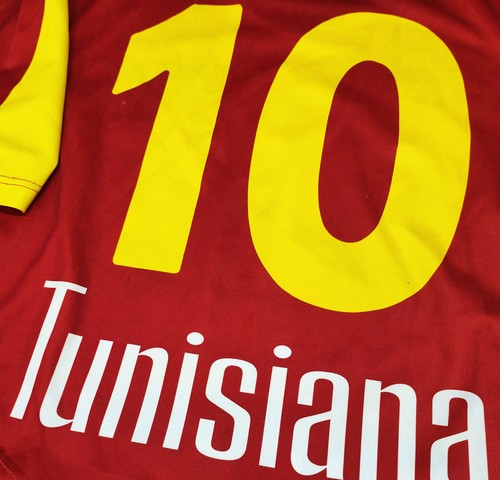 MAGLIA esperance tunis tunisi nike 2011-12 MATCHWORN MAILLOT TUNISIA TUNISIE - Foto 9 di 9